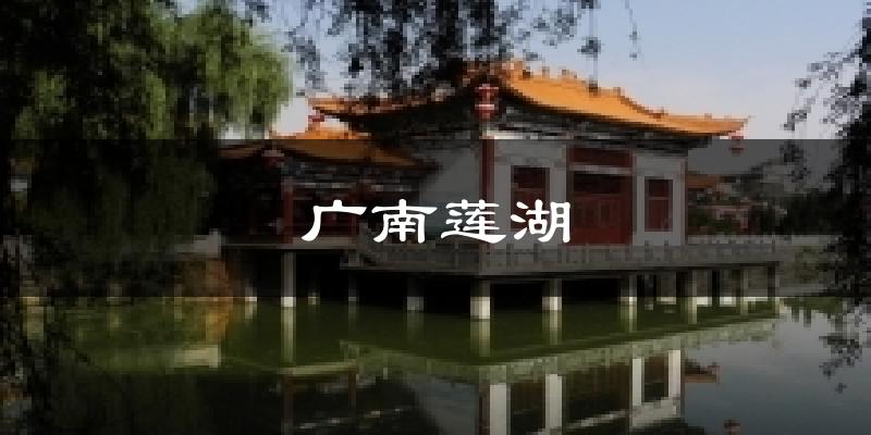 广南莲湖气温